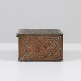 Tiffany Studios Bronze Zodiac Cigarette Box