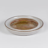 Studio Ceramic Dish with Golden Crushed Glass Inlay