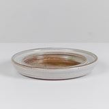 Studio Ceramic Dish with Golden Crushed Glass Inlay