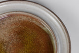 Studio Ceramic Dish with Golden Crushed Glass Inlay