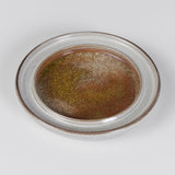 Studio Ceramic Dish with Golden Crushed Glass Inlay