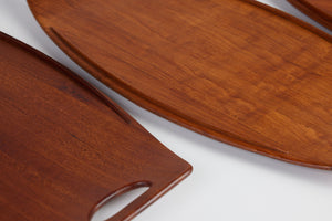 Set of Three Serving Trays by Jens Quistgaard for Dansk