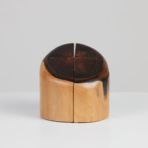 ON HOLD ** Don Shoemaker for Señal Bookends in Solid Cocobolo