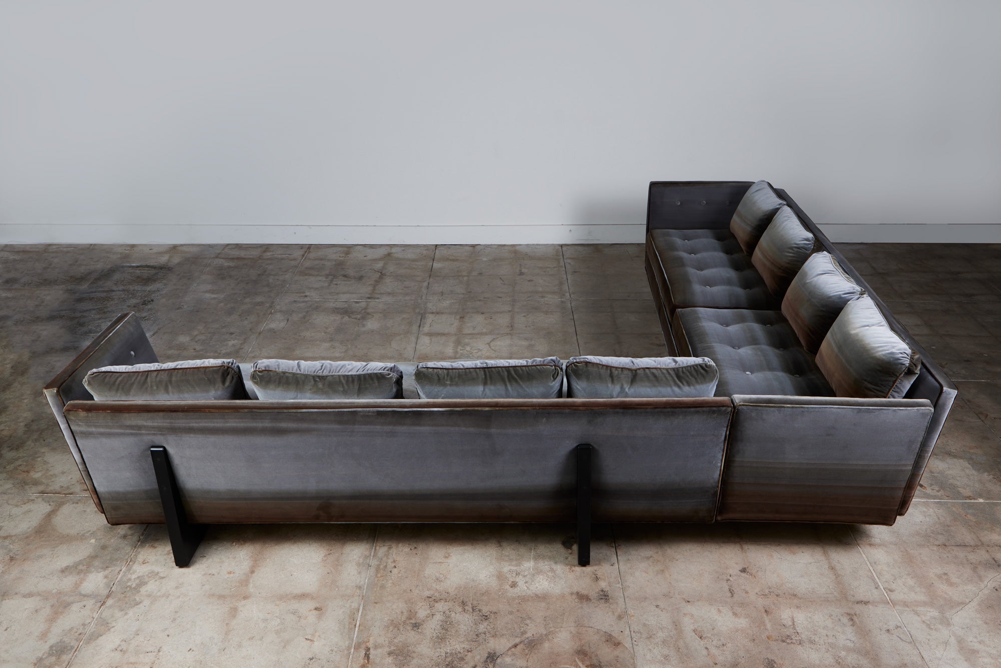 Split Arm Sectional Sofa by Edward Wormley for Dunbar
