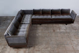 Split Arm Sectional Sofa by Edward Wormley for Dunbar