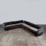 Split Arm Sectional Sofa by Edward Wormley for Dunbar