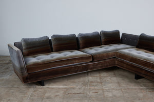 Split Arm Sectional Sofa by Edward Wormley for Dunbar