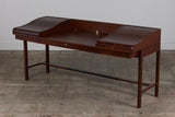 Edward Wormley Executive Tambour-Door Rosewood Desk for Dunbar