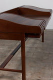 Edward Wormley Executive Tambour-Door Rosewood Desk for Dunbar