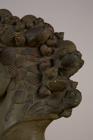 Horse Bust with Seashell Mane