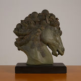 Horse Bust with Seashell Mane