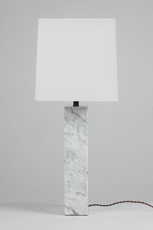 Marble Table Lamp in the Style of T.H. Robsjohn-Gibbings
