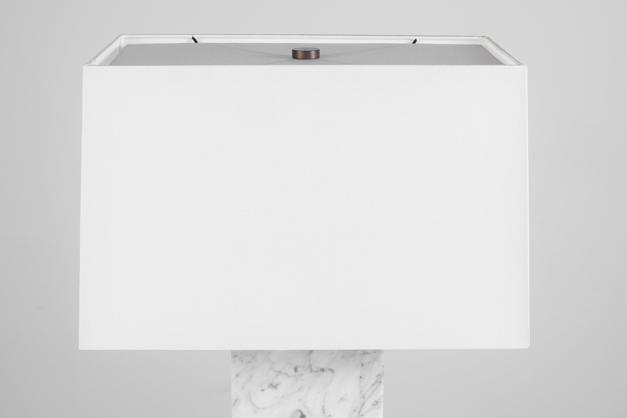 Marble Table Lamp in the Style of T.H. Robsjohn-Gibbings