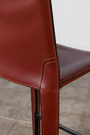 Mario Bellini Cab Counter Stool for Cassina