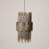 Curtis Jeré Brutalist Pendant Lamp