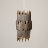 Curtis Jeré Brutalist Pendant Lamp