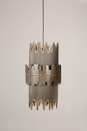 Curtis Jeré Brutalist Pendant Lamp