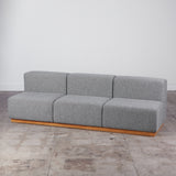 Giancarlo Piretti Style Modern Cubic Three Seater Sofa