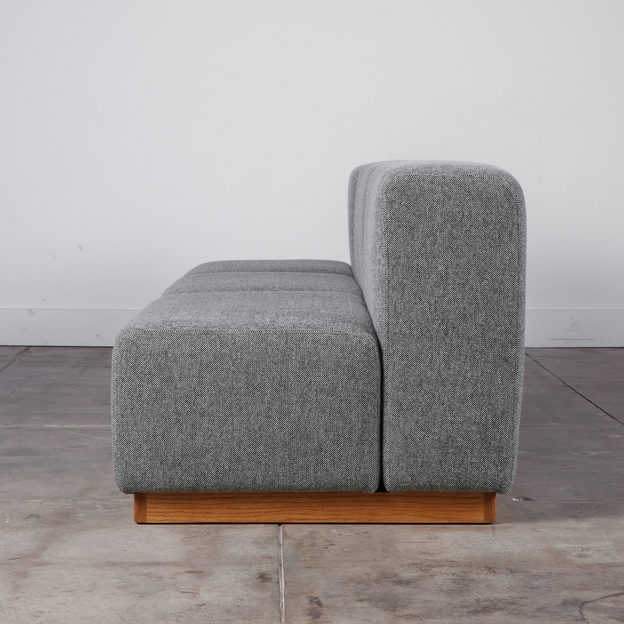 Giancarlo Piretti Style Modern Cubic Three Seater Sofa