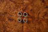 Oak and Burlwood Six Drawer Dresser