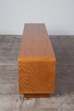 Oak and Burlwood Six Drawer Dresser