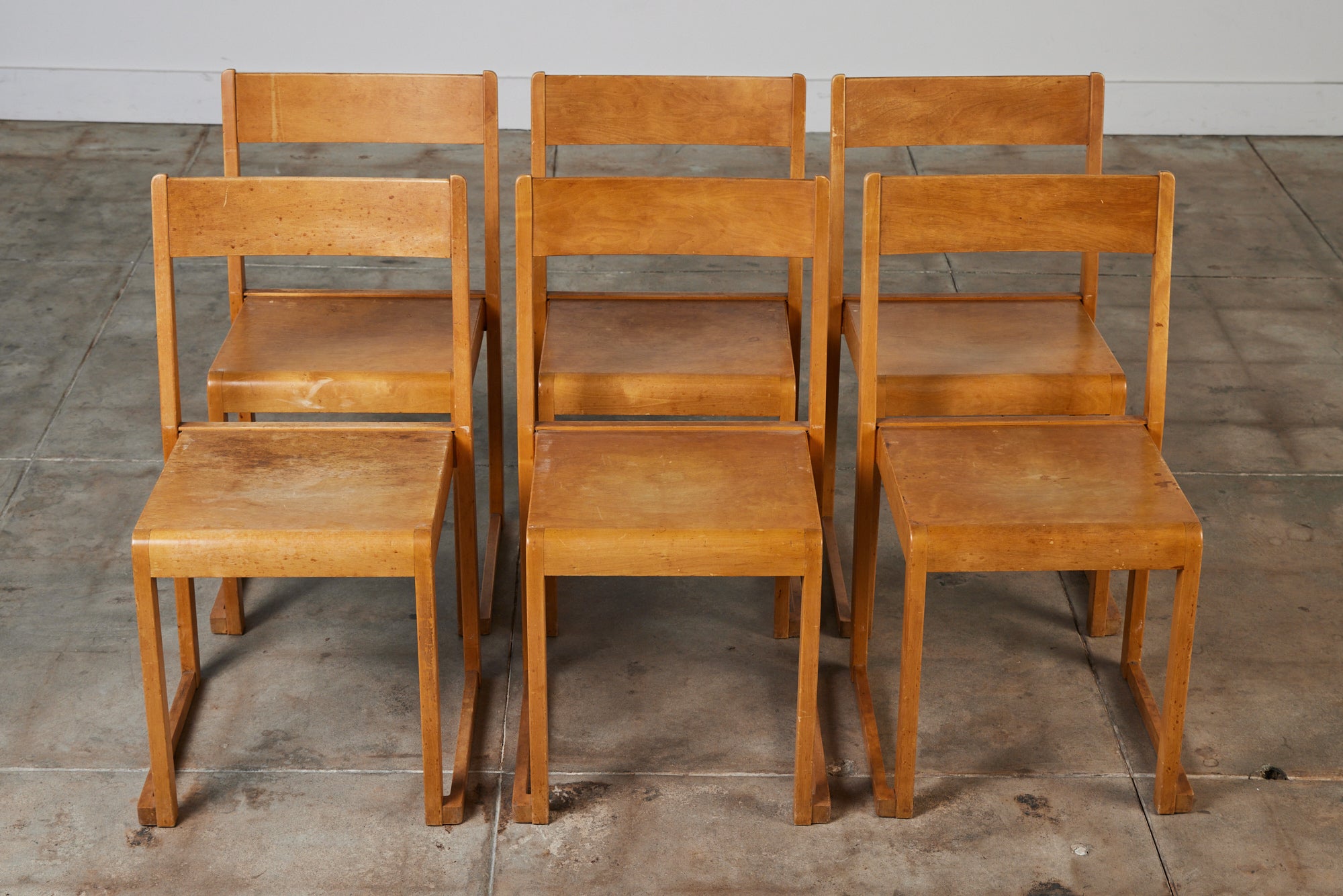 Set of Six Sven Markelius 'Orchestra' Chairs