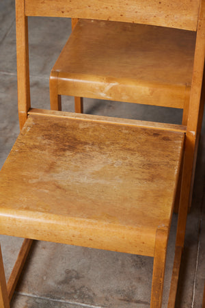 Set of Six Sven Markelius 'Orchestra' Chairs