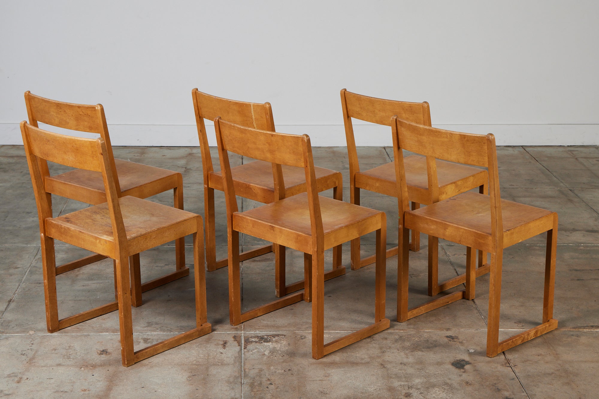 Set of Six Sven Markelius 'Orchestra' Chairs