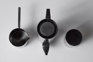 Arne Jacobsen Stainless Steel Danish Tea Set for Stelton