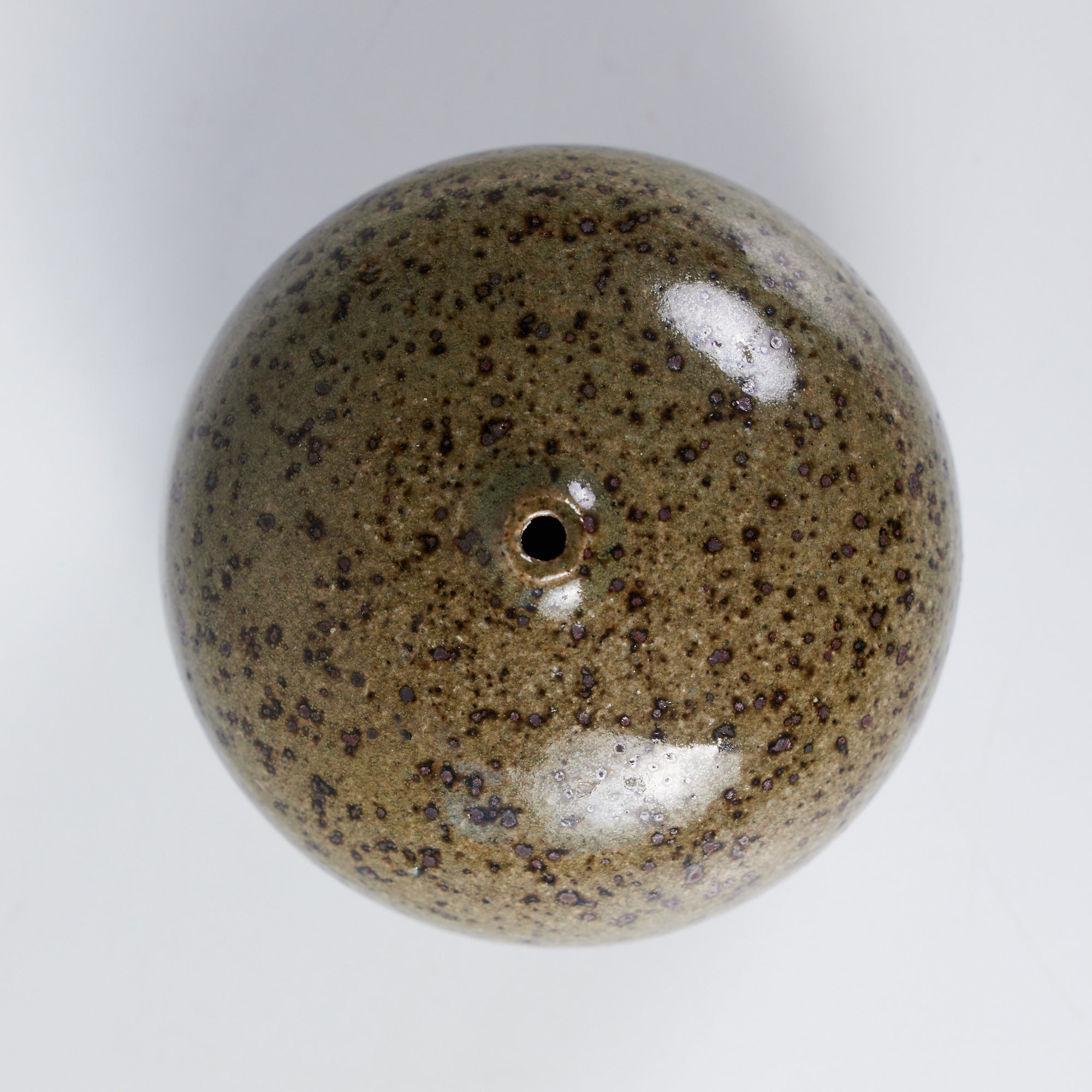 Ernie Kim Petite Speckled Ceramic Bud Vase