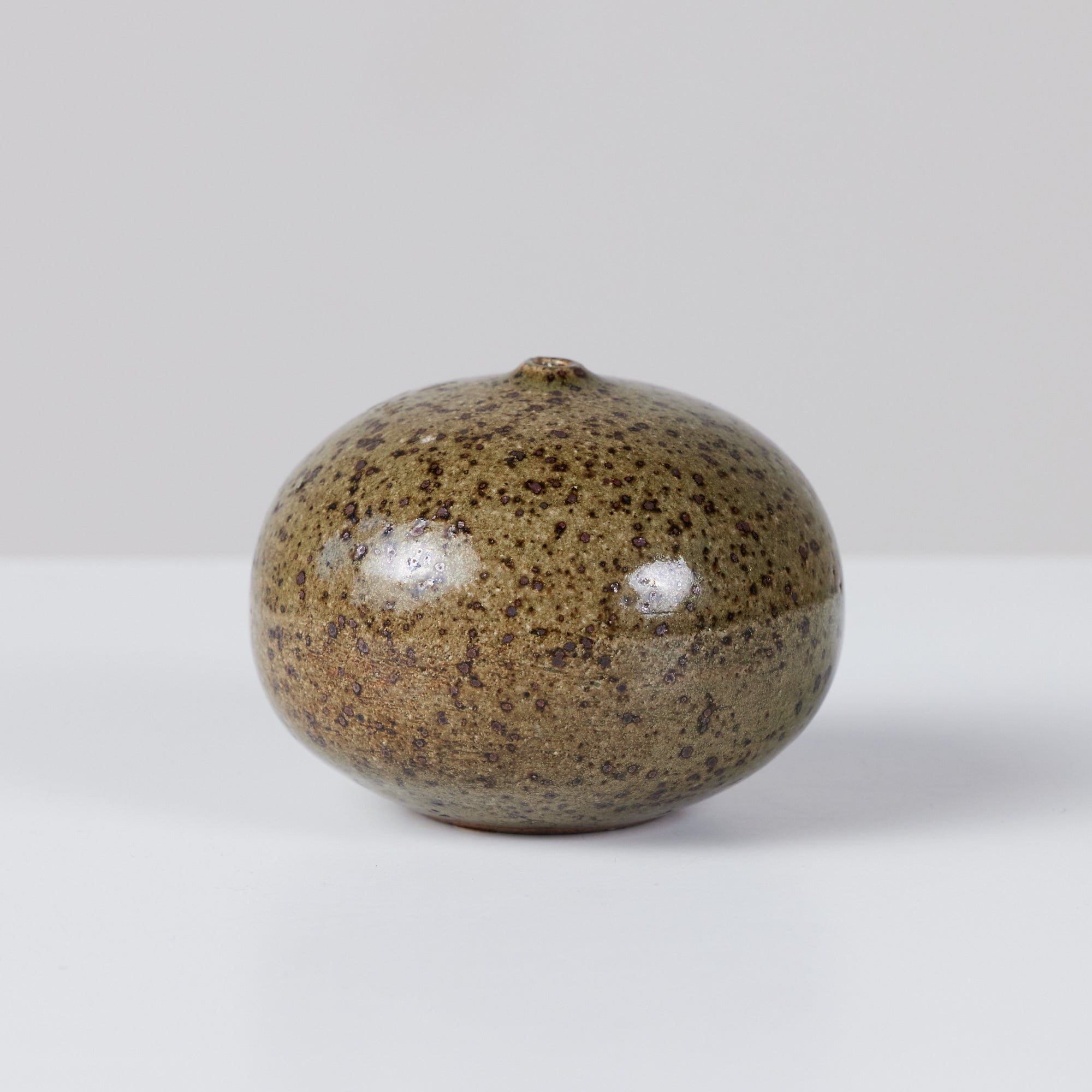 Ernie Kim Petite Speckled Ceramic Bud Vase