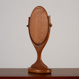 Walnut Free Standing Vanity Mirror