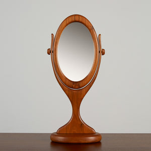 Walnut Free Standing Vanity Mirror