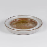 Studio Ceramic Dish with Golden Crushed Glass Inlay